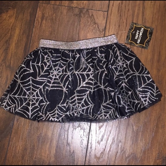 Glitter 🕷 Spiderweb Skirt - Picture 1 of 2